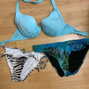 Victoria secret bikini with 2 bottoms